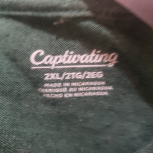 Michigan State Spartans Men's Captivating Brand T-Shirt Green‎ Size 2XL NWT - Picture 6 of 8